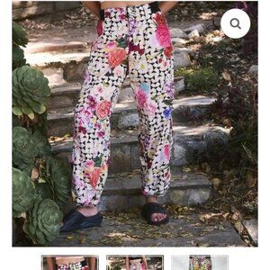Free People movement floral Take a Trip Mesmerize Me Printed Cargo Pants.